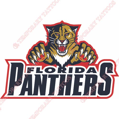 Florida Panthers Customize Temporary Tattoos Stickers NO.159